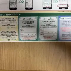 株主優待（JR東日本）のサムネイル