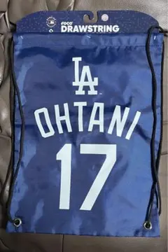 新品　大谷翔平選手　ロサンゼルス　ドジャース ナップサック ブルーのサムネイル