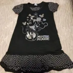 Disney ミニーマウス 半袖ワンピース 140cm