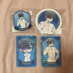 黒執事 シエル くじメイト ホログラムカード オーロラキーホルダー 缶バッジ