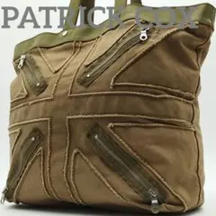 希少! パトリックコックス ユニオンジャック トートバッグ キャンバス レザー