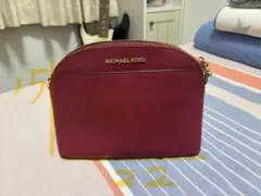 MICHAEL KORS ショルダーバッグ レッド ドーム型 クロスボディ