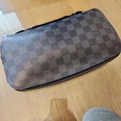 LOUIS VUITTON ダミエ　黒　オーガナイザー　ラウンド　財布　トラベル