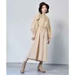 RETRO GIRL 前開きレイヤード風　ワンピース