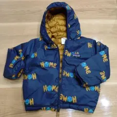 patagonia HOME フード付きアウター プリント ダウンコート　2T