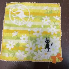 魔女の宅急便 黒猫ハンカチ JIBUN配送柄
