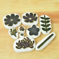 【消しゴムはんこ】秋の草花セット9種