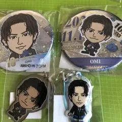 三代目　10周年　ガチャ　登坂広臣　缶バッジ　クリーナー　メタルキーホルダー　②