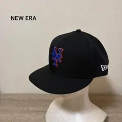 New Era NYロゴ ベースボールキャップ ブラック