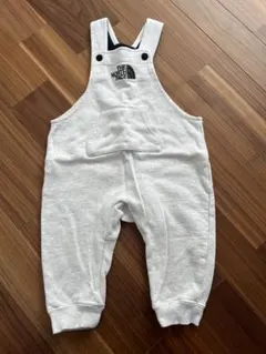 THE NORTH FACE ホワイト ロンパース　オーバーオール　80cm