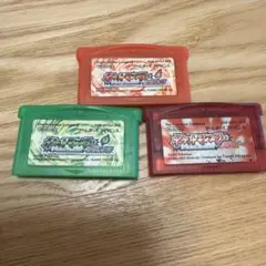 ポケットモンスター ファイアレッド リーフグリーン ルビー　ゲームボーイ