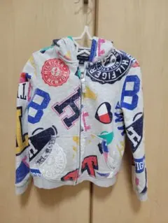 子供用パーカーTOMMY HILFIGER カラフルパーカー S/P (6-7)