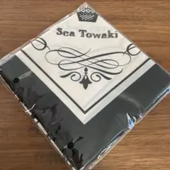 Sea Towaki モノクロデザイン ハンカチ