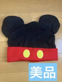 未使用に近い　ミッキー マウス　ニット帽　ディズニーランド　ディズニーリゾート