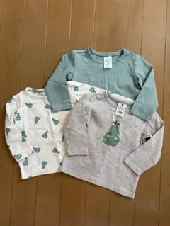 Target オーガニックコットン 長袖Tシャツ 3枚セット　60~70