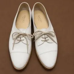 GUCCI グッチ スウェード レースアップローファー シューズ 7 1/2のサムネイル