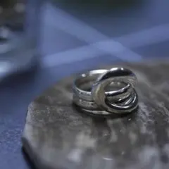 OX jewelry Silver Circle Ring 11号 - メルカリ