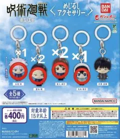 呪術廻戦　めじるしアクセサリー、るかっぷ