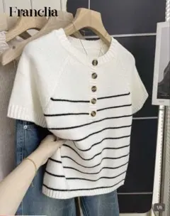SHEIN 半袖ニットセーター