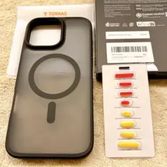 iPhone16ProMax 用ケース 米軍耐黄変 Magsafe対応 マット