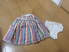 GAP ワンピース　ストライプ　90のサムネイル