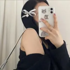 リボン ヘアピン ヘアアクセ