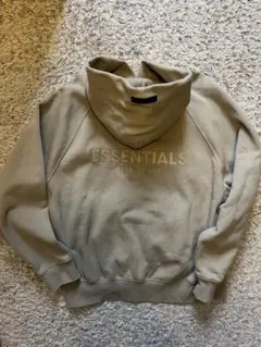ESSENTIALS フード付きパーカー　ライトグリーン