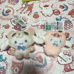 サンリオキャラクターズ どうぶつ着ぐるみマスコット シナモロール