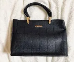 新品 未使用 minmin カバン ショルダーバッグ 手提げ バッグ 鞄 黒