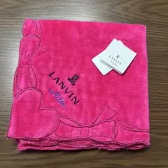 LANVIN ピンク ハンカチ