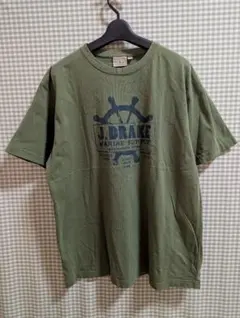 L.L.Bean　Tシャツ　J.DRAKE　カーキ　Mサイズ