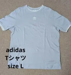 adidas ESS TEE Tシャツ グレー サイズL