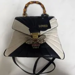 【希少】GUCCI クイーンマーガレット バンブー レザー バックパックのサムネイル