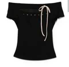 andmary Lindsay logo tops black - メルカリ