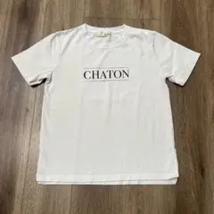 Lily Brown CHATON ロゴ Tシャツ 白Tのサムネイル