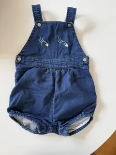 PETIT BATAEU プチバトー デニムロンパース