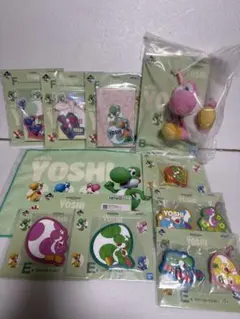 一番くじ SUPER MARIO with YOSHI B賞ヨッシー ぬいぐるみ