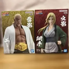NARUTO ナルト フィギュア 疾風伝 火影 綱手 雷影 エー 2種セット