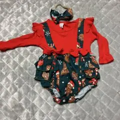★SHEIN クリスマス柄 ベビー服 3-6M