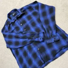 AZUL ブルーの長袖シャツのサムネイル