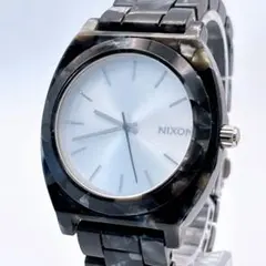 腕時計 NIXON ニクソン タイムテラー アセテート マーブル 稼働品 美品のサムネイル