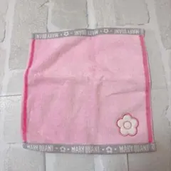 未使用⭐︎MARY QUANT タオルハンカチ ピンク デイジーのサムネイル
