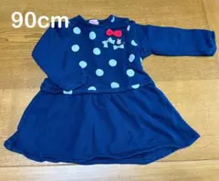 ミキハウスホットビスケッツワンピース 90cm