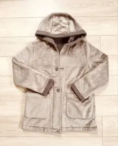 COMME CA ISM 150〜160㎝／ベージュ フード付きコート