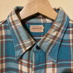 【Special】50s PENNEY'S ペニーズ マチ付きネルシャツのサムネイル