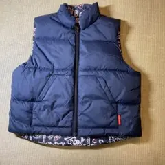 Mikihouse ネイビー ダウンベスト