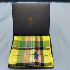 Ralph Lauren ハンカチ イエロー チェック柄のサムネイル