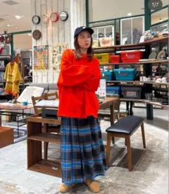 Niko and…てぃら　ワンポイント裏起毛プルオーバー