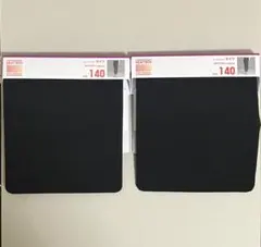 HEATTECH キッズ レギンス タイツ140 ブラック　２枚セット　黒