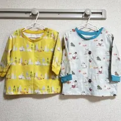 ムーミン　上のみ　パジャマ　90cm 2点セット　まとめ売り